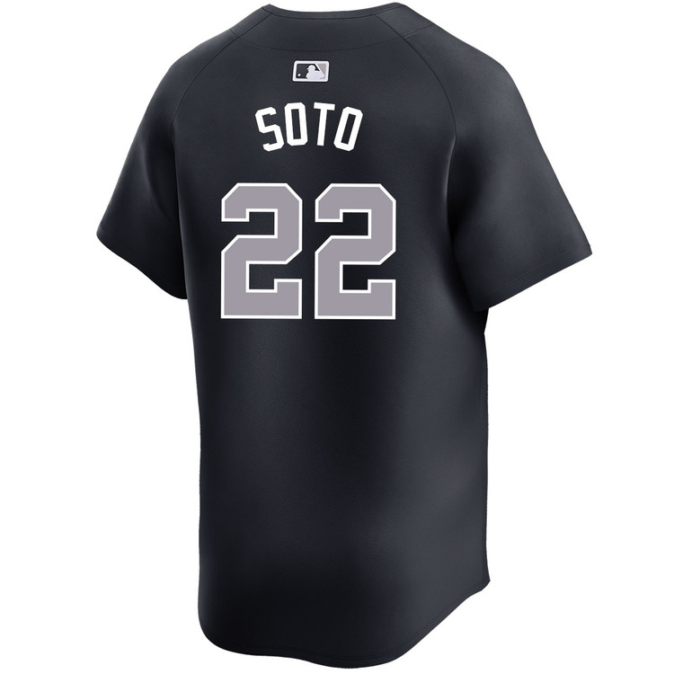 Men's New York Yankees Juan Soto #22 Black Replica Game Jersey