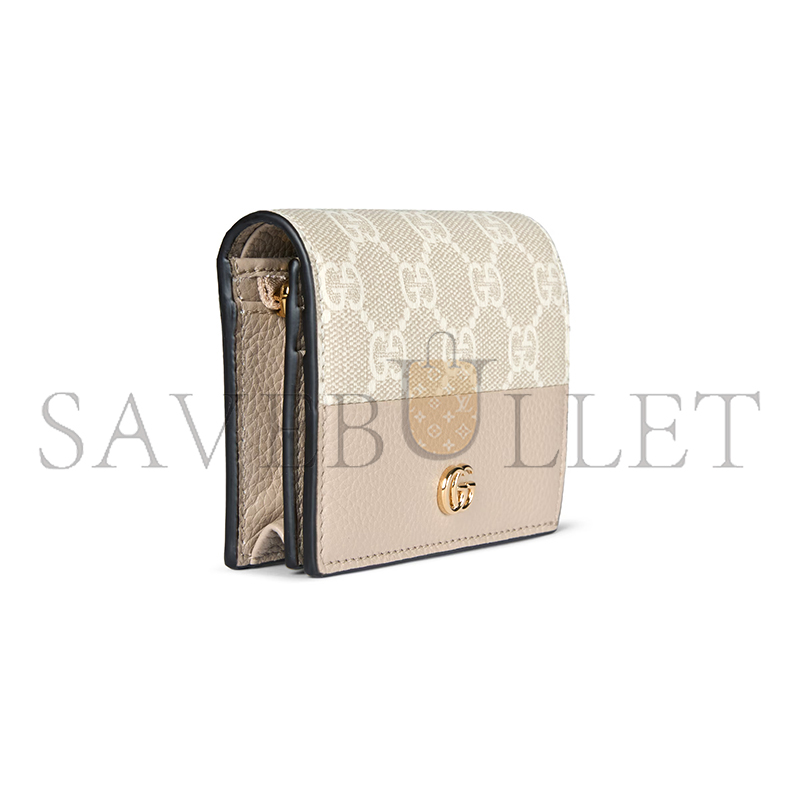 GUCCI BI-COLOR GG MARMONT SMALL WALLET 841358 (11*8.5cm)