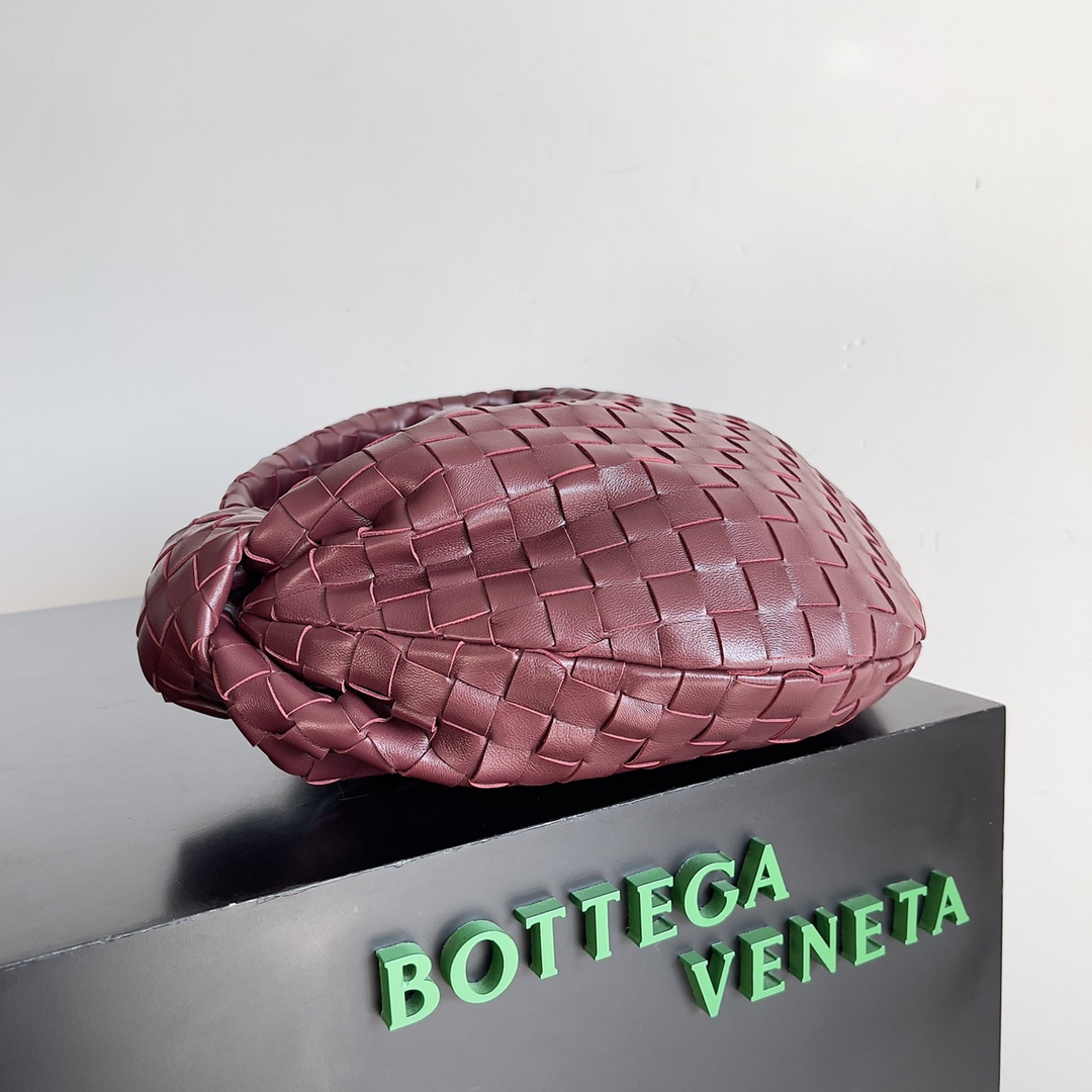 TOP Bottega Veneta BV Jodie Bag Teen 36x21x13cm - Claret Red