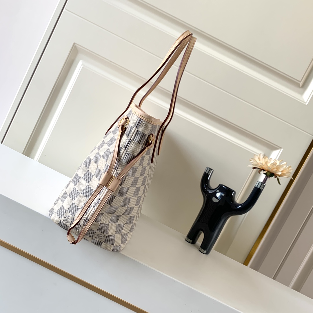 TOP Louis Vuitton LV Neverfull Dmier Azur PM - Pink