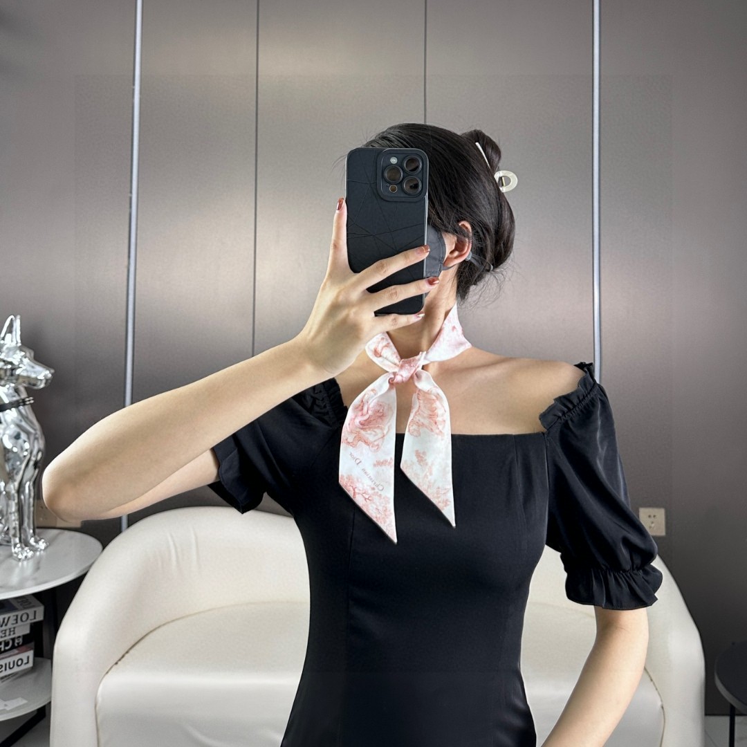 TOP Christian Dior Tie Scarf - 3 Color