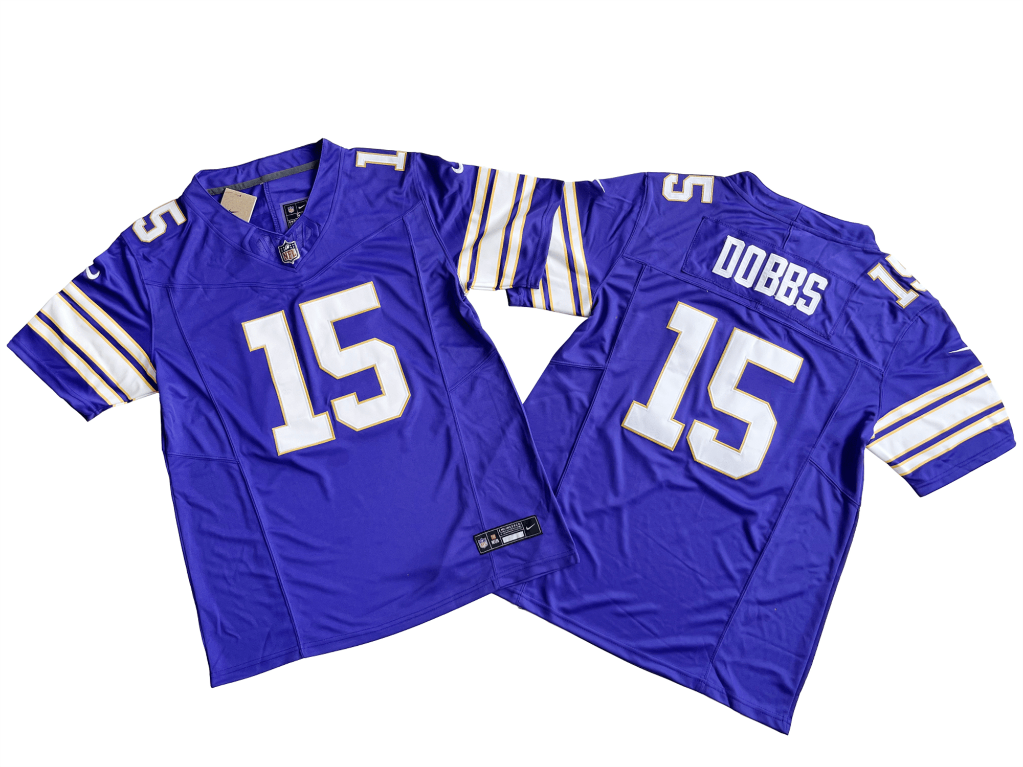 Minnesota Vikings 15# Joshua Dobbs  Vapor F.U.S.E. Limited Jersey