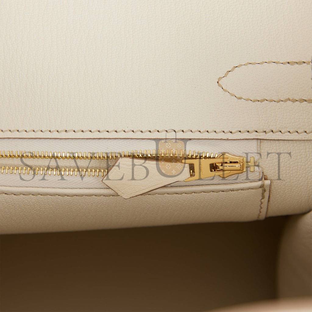 HERMES BIRKIN 30 OSTRICH PALLADIUM HARDWARE (30*22*16cm)