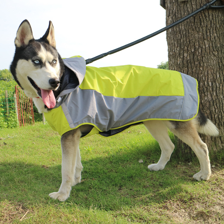 Casual Outdoor Dog Raincoat Waterproof Universal Pet Raincoat for Large Dogs Golden Retriever Rain Poncho Amazon Bestseller - PawPro UK