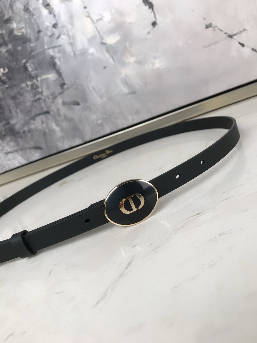 TOP Christian Dior Belt 1.5CM - Black