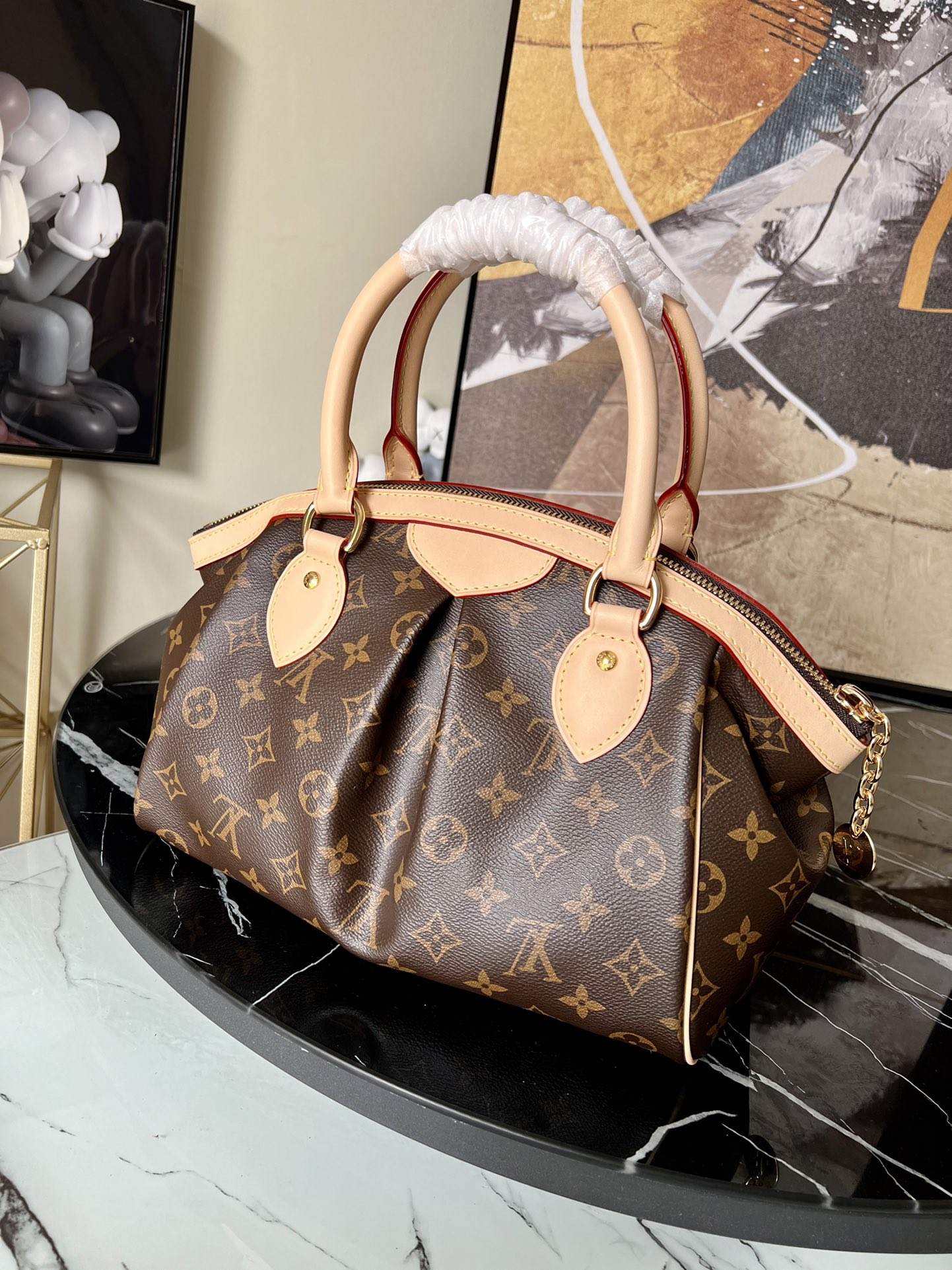 TOP Louis Vuitton LV Canvas Tivoli Bags 36.0 x 21.0 x 16.0 cm- Monogram
