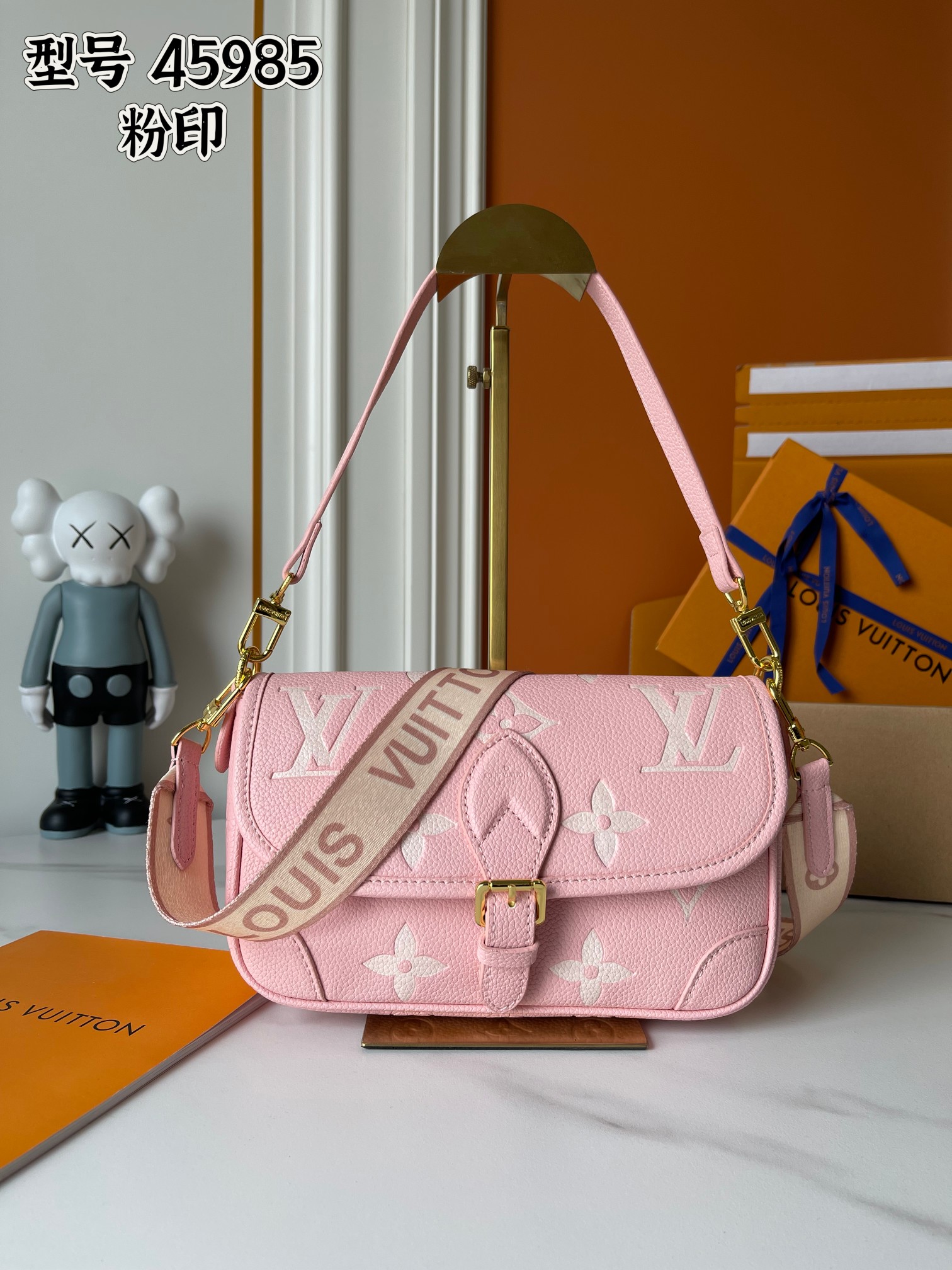 TOP Louis Vuitton LV Diane Bag 25×15×9 cm - Pink