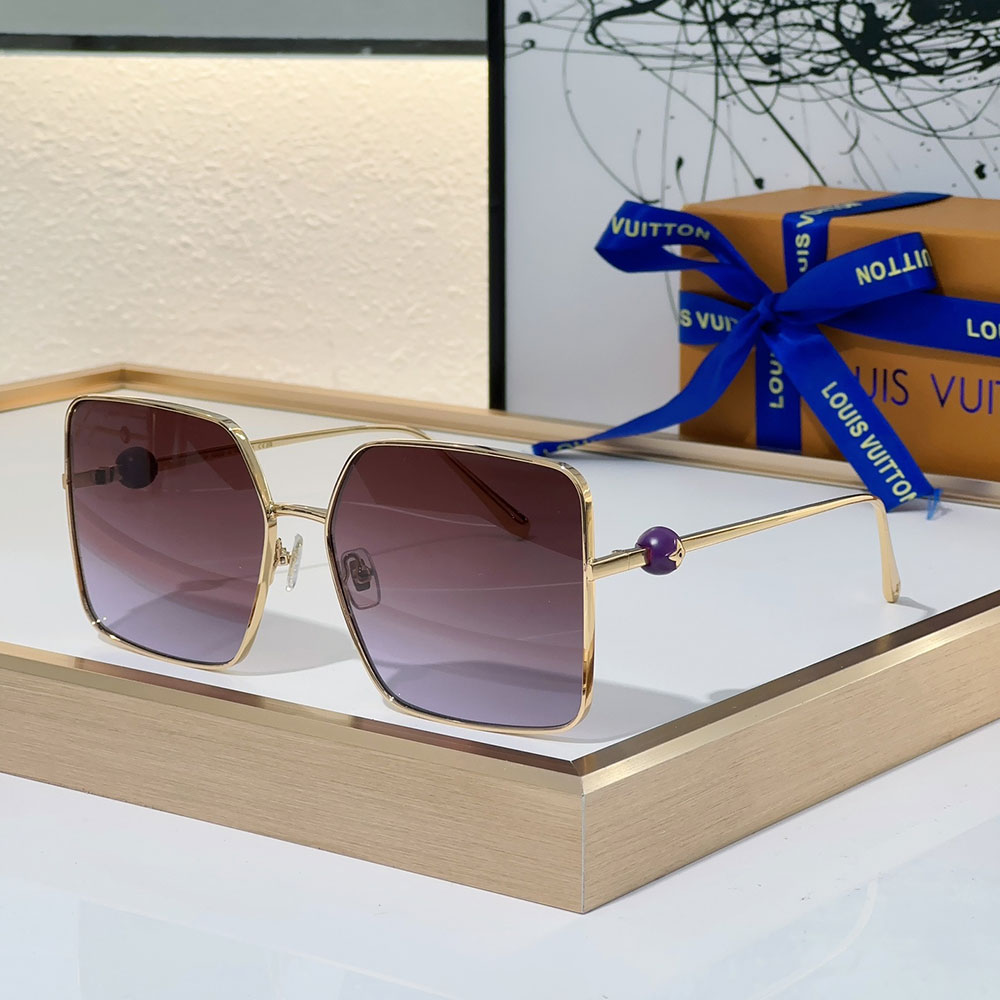Louis Vuitton LV Elegant Fashion Personality sunglasses Top quality （Replica）