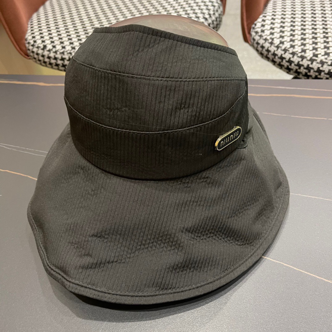TOP Miu Miu Leisure Sun Hatt - 3 Colors