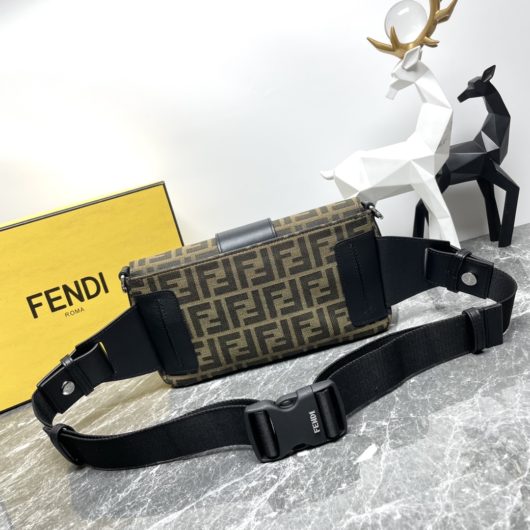 TOP FENDI Baguette FF Shoulder/Belt Bag 28x18x7cm - 2 Color