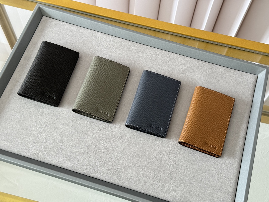 TOP PRADA Card Holder 11x7cm - 4 Colors