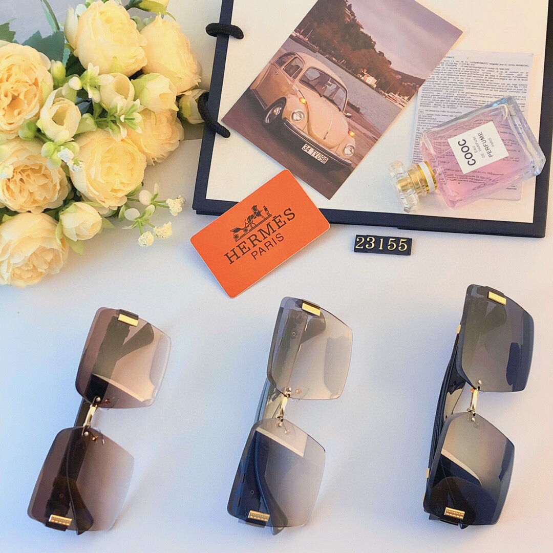 TOP HERMES Women's  Sunglasses - 3 Colors