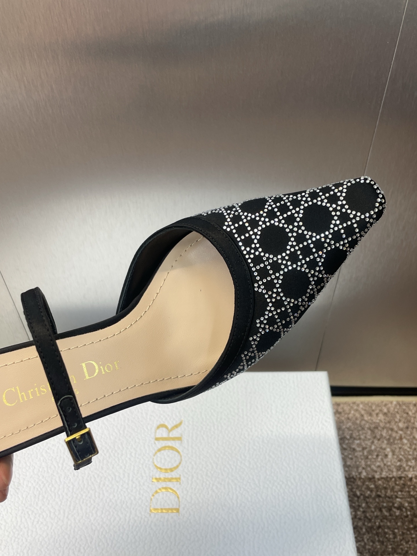 TOP Christian Dior Capture CD 6.5/9.5cm Heels Sandals - 2 Color
