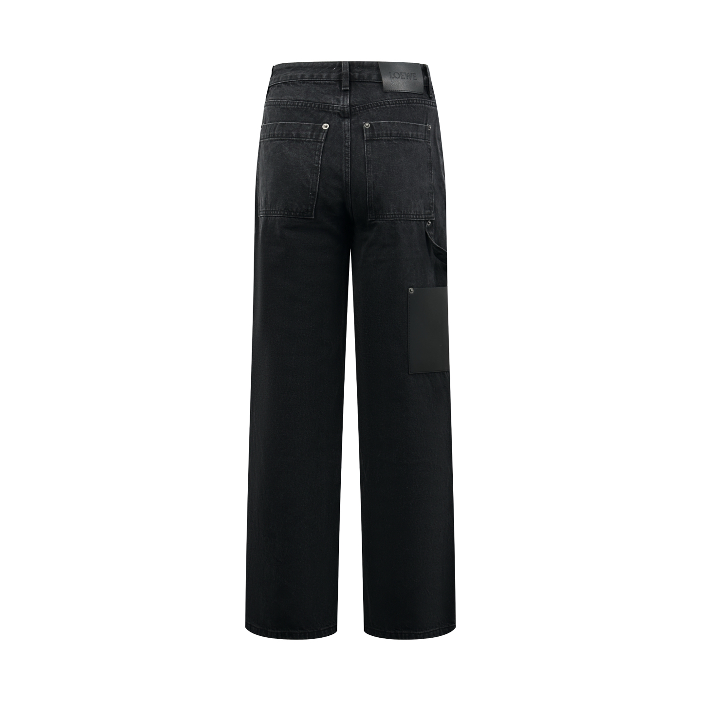 Loewe 压纹皮革牛仔裤