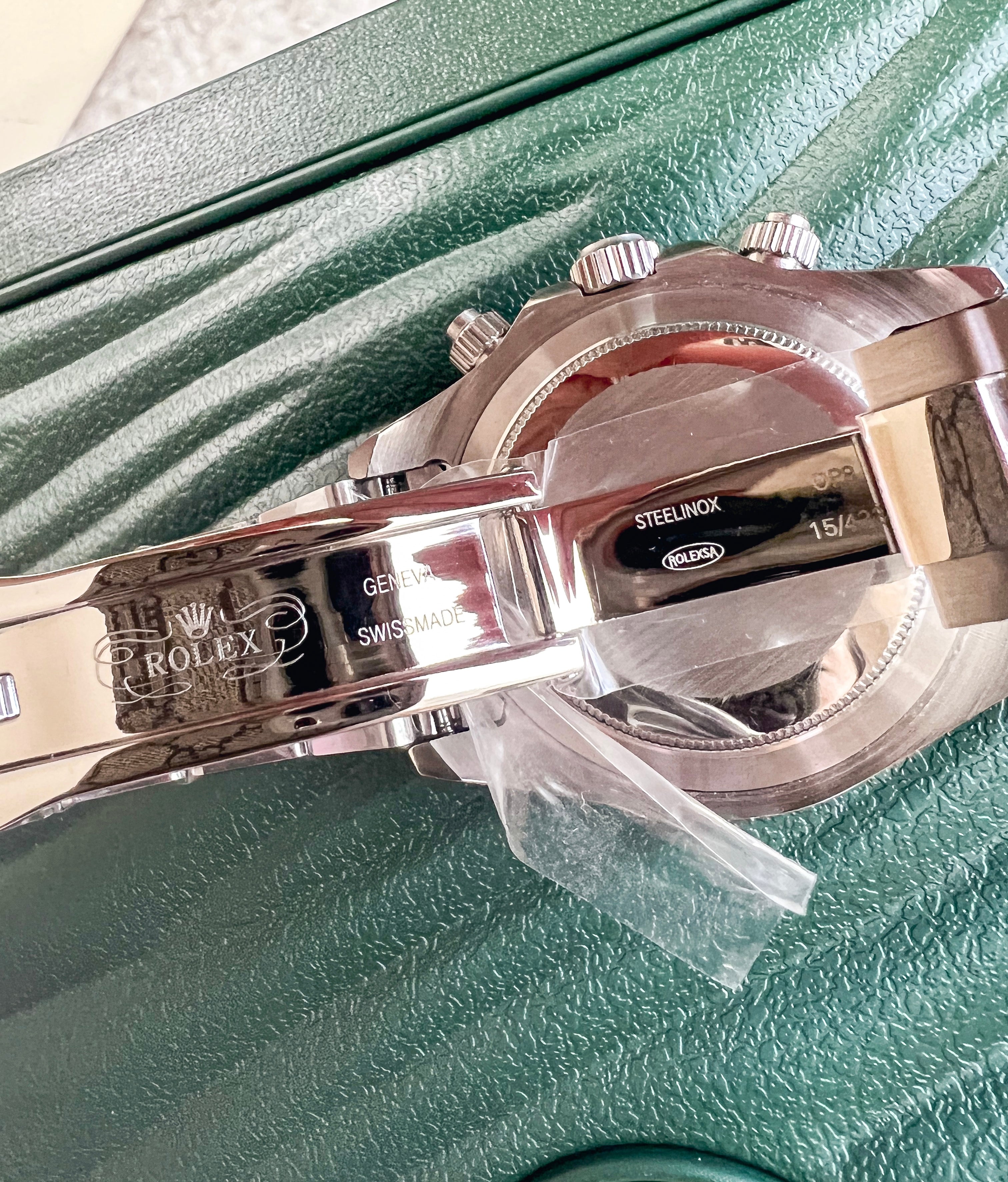 TOP ROLEX Daytona Chronograph White Dial - Silver