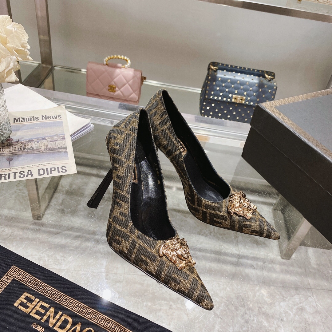 TOP FENDI & Versace High Heel