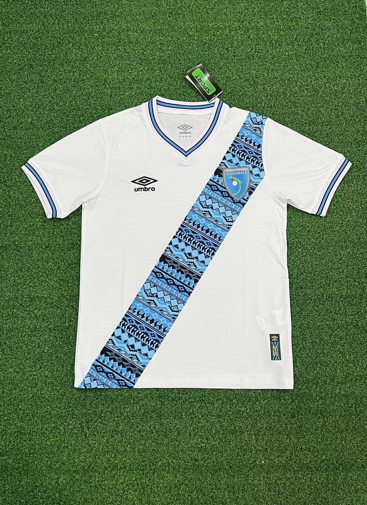 2425 Guatemala Home  jersey...Player embroidery version
