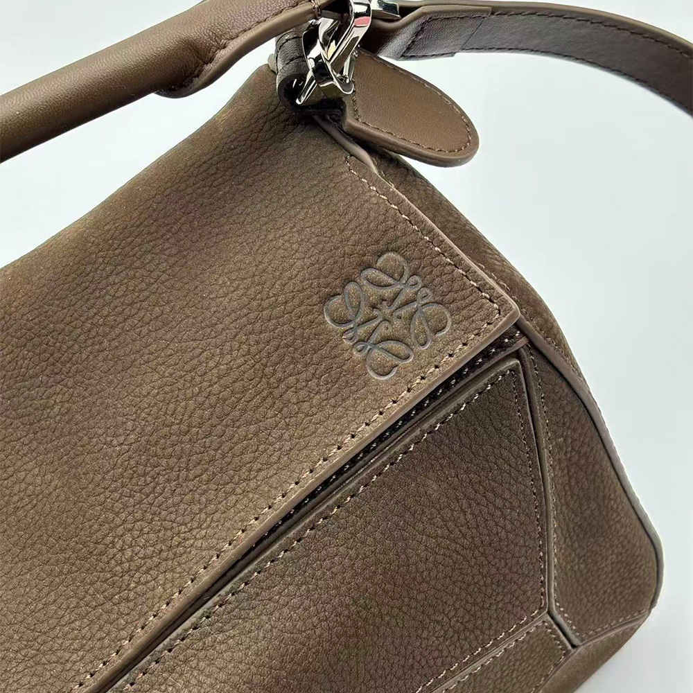 Loewe Small Grained Nubuck Leather Featherlight Puzzle Bag (7A regular version)