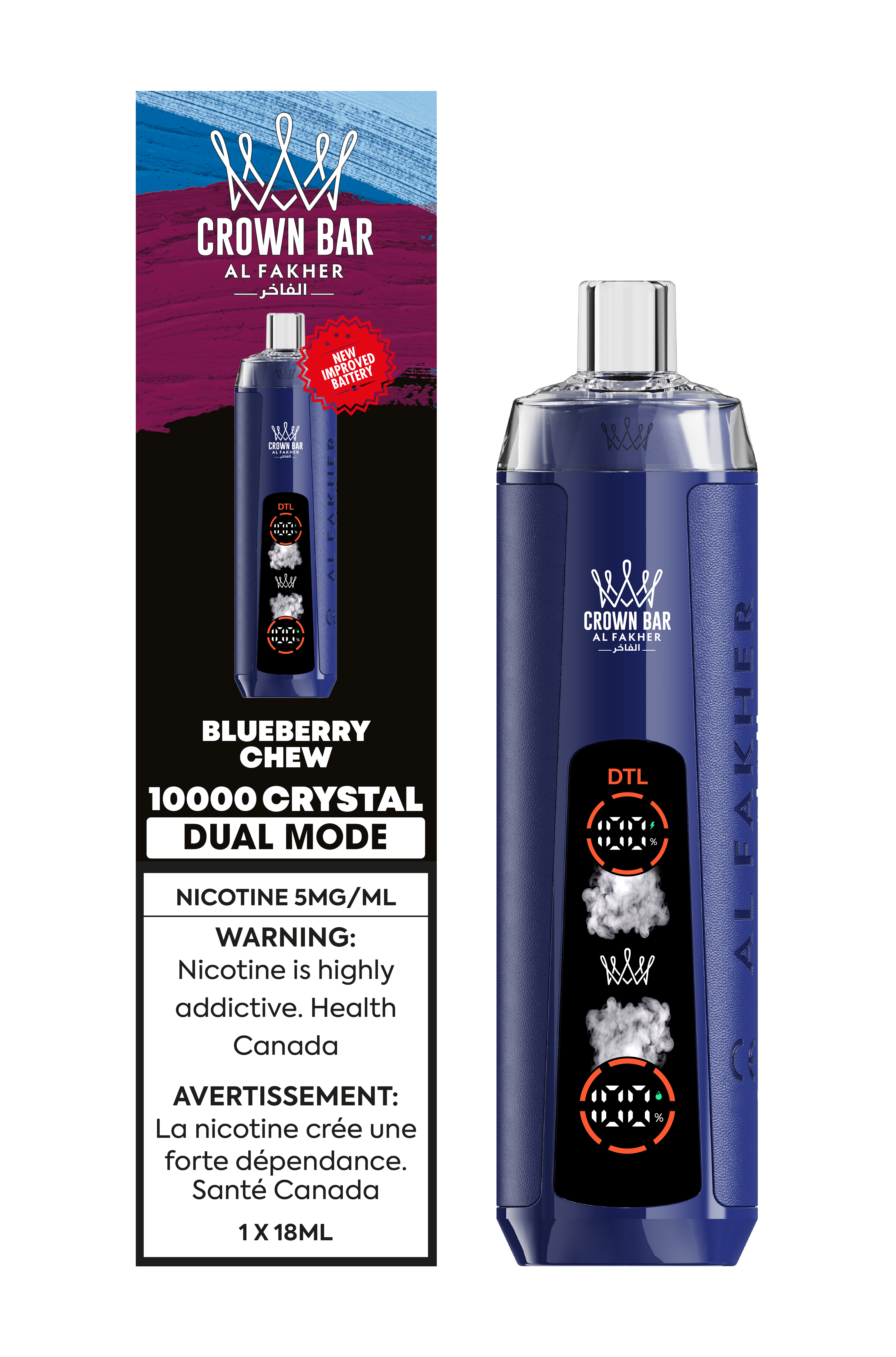 AL FAKHER 10000 CRYSTAL DUAL MODE