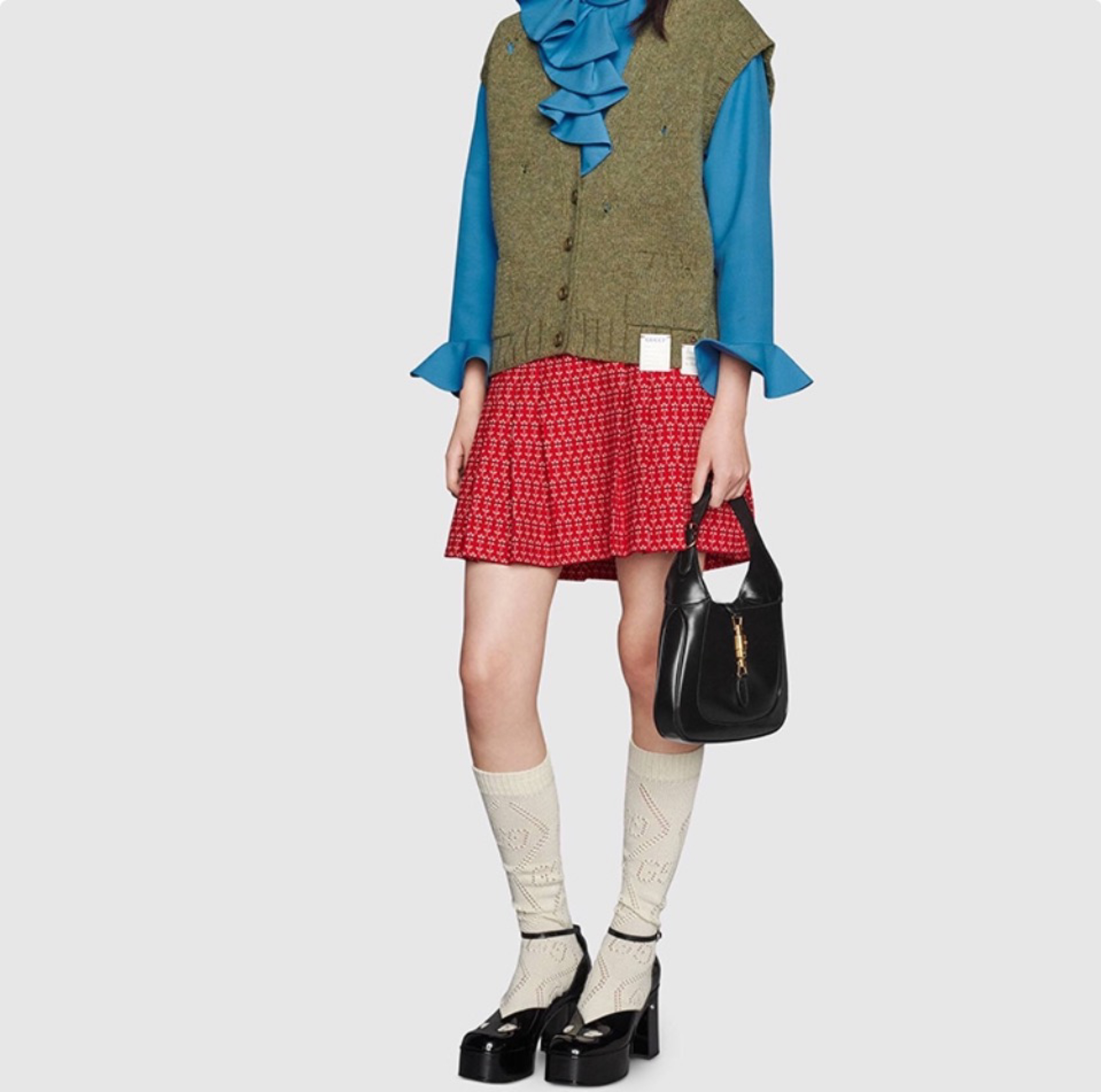 Gucci Jackie 1961 Half Moon Shoulder Bag(Replica)