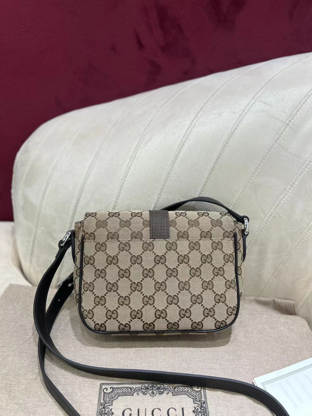 TOP GUCCI Ophidia Bag Original Messenger bag 20X14X6.5m - SHW