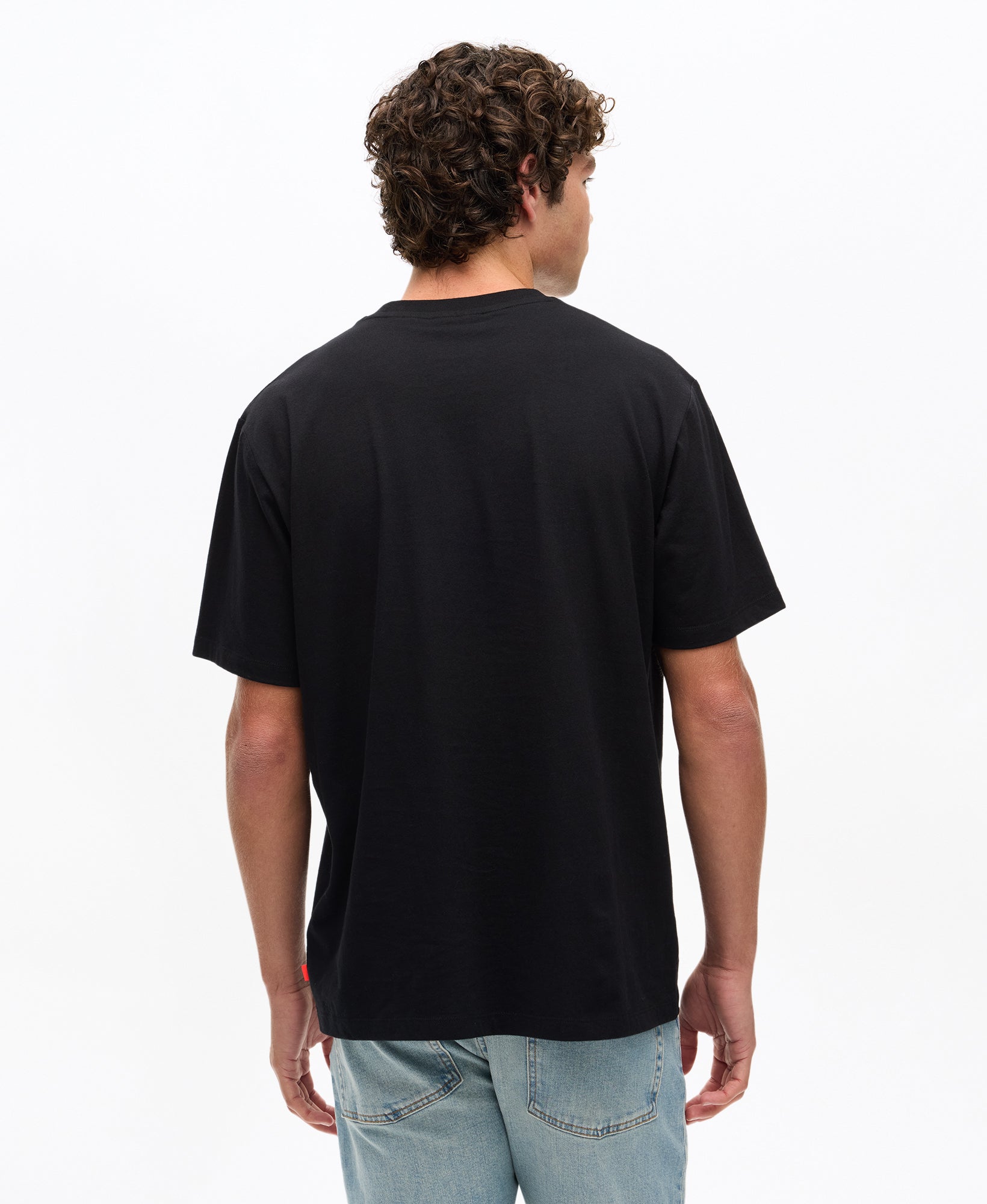 Loose Logo Graphic Tee | Black