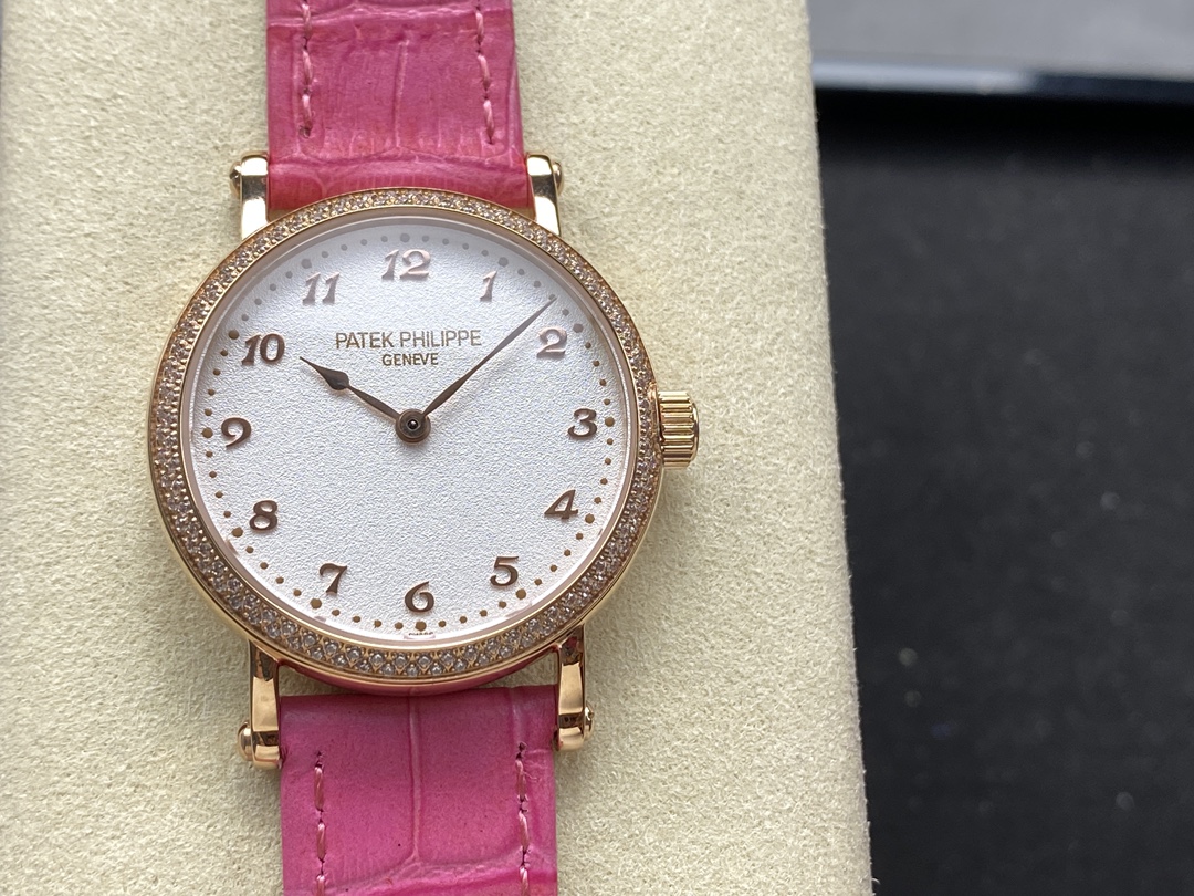 TOP Patek Philippe 7200R-001 Watch 34.6mm-Rose Pink