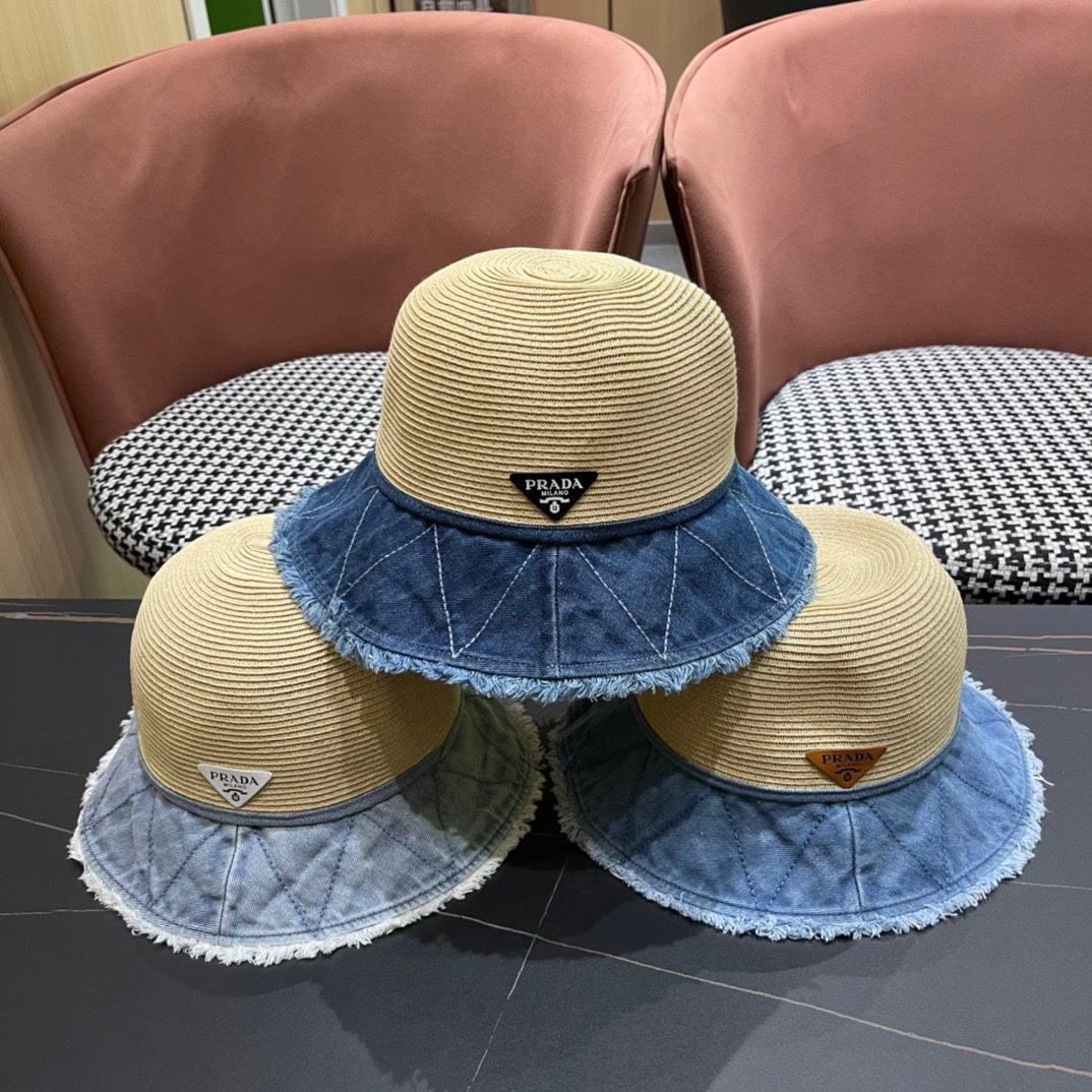 TOP PRADA Fisherman Hat - 3 Color
