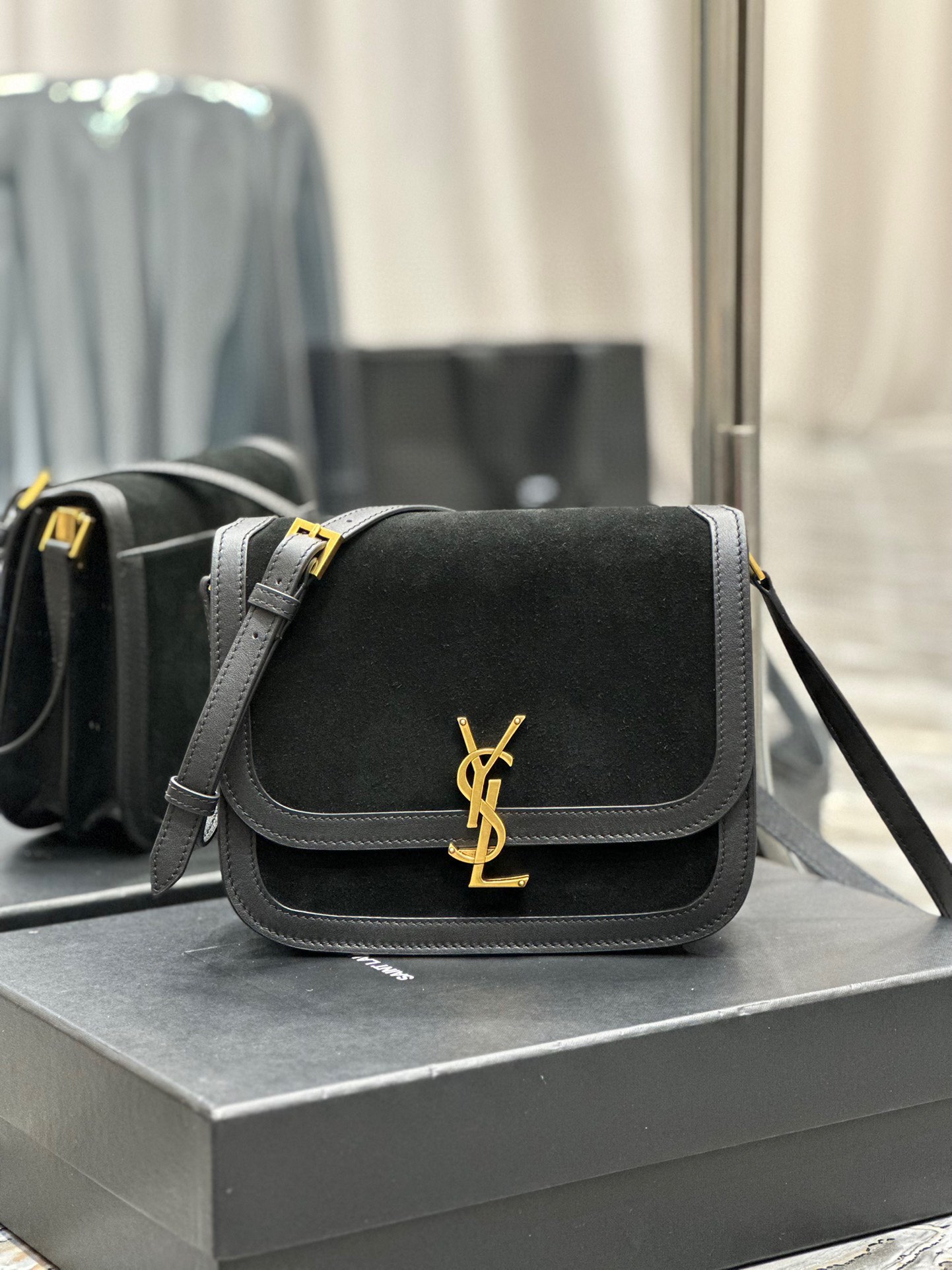 TOP Yves Saint Laurent YSL Rue De Solferino Shoulder Bag - 3 Color
