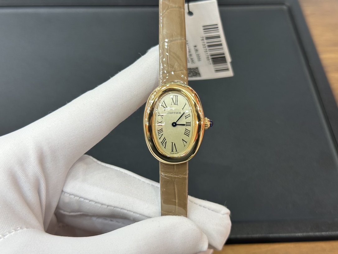 TOP Cartier Baignoire Watch - Khaki