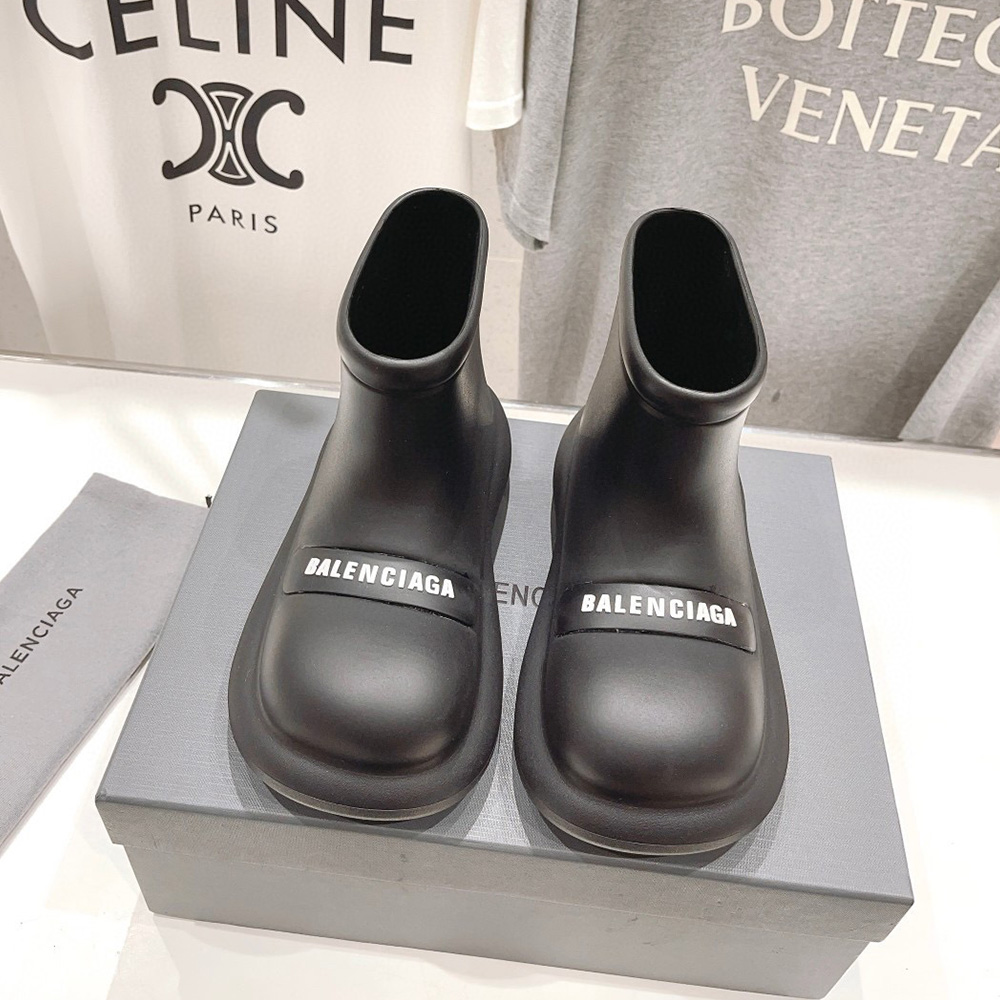 Balenciaga round Toe Rain Boots Slide Sandal(Replica)