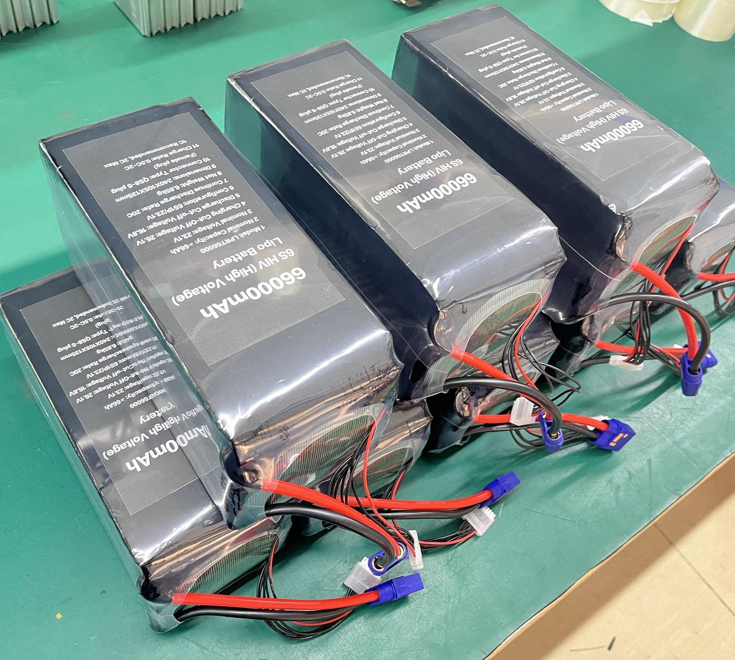 66000mAh high-energy density semi-solid drone battery - lipowbattery