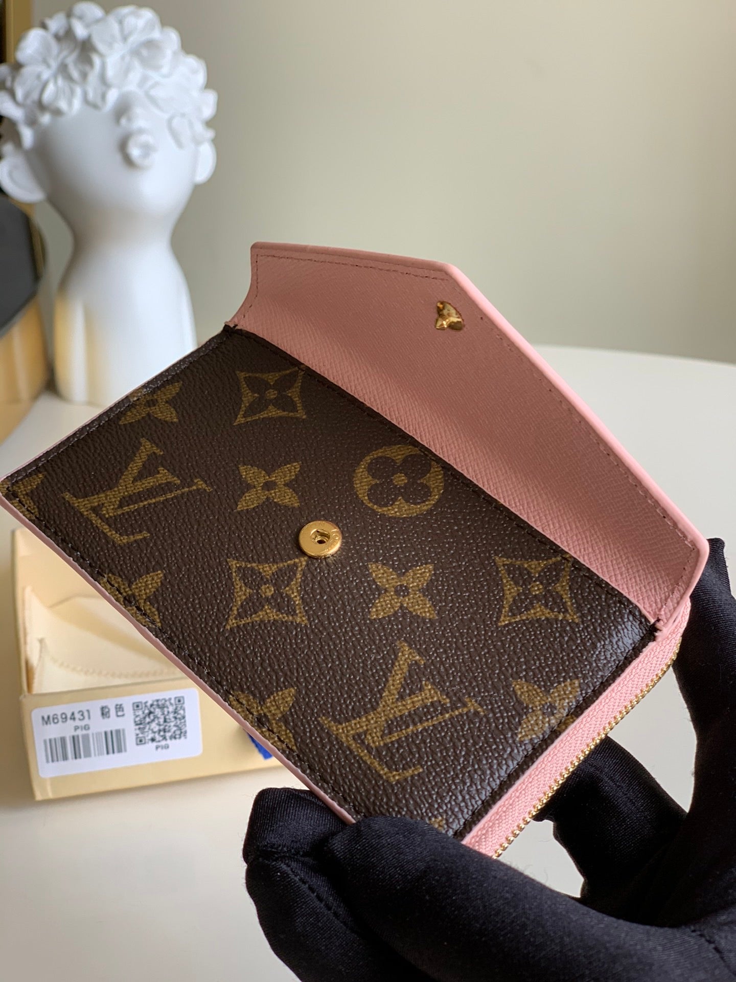 TOP Louis Vuitton LV LV Compact Key Wallet - Monogram