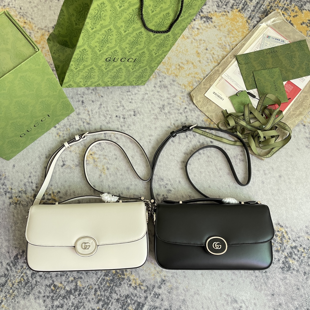 TOP GUCCI Leather Handbag/Crossbody Bag 27X15X5CM - 2 Colors