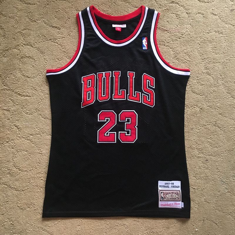 Michael Jordan Chicago Bulls 97-98 Retro Jersey - Black