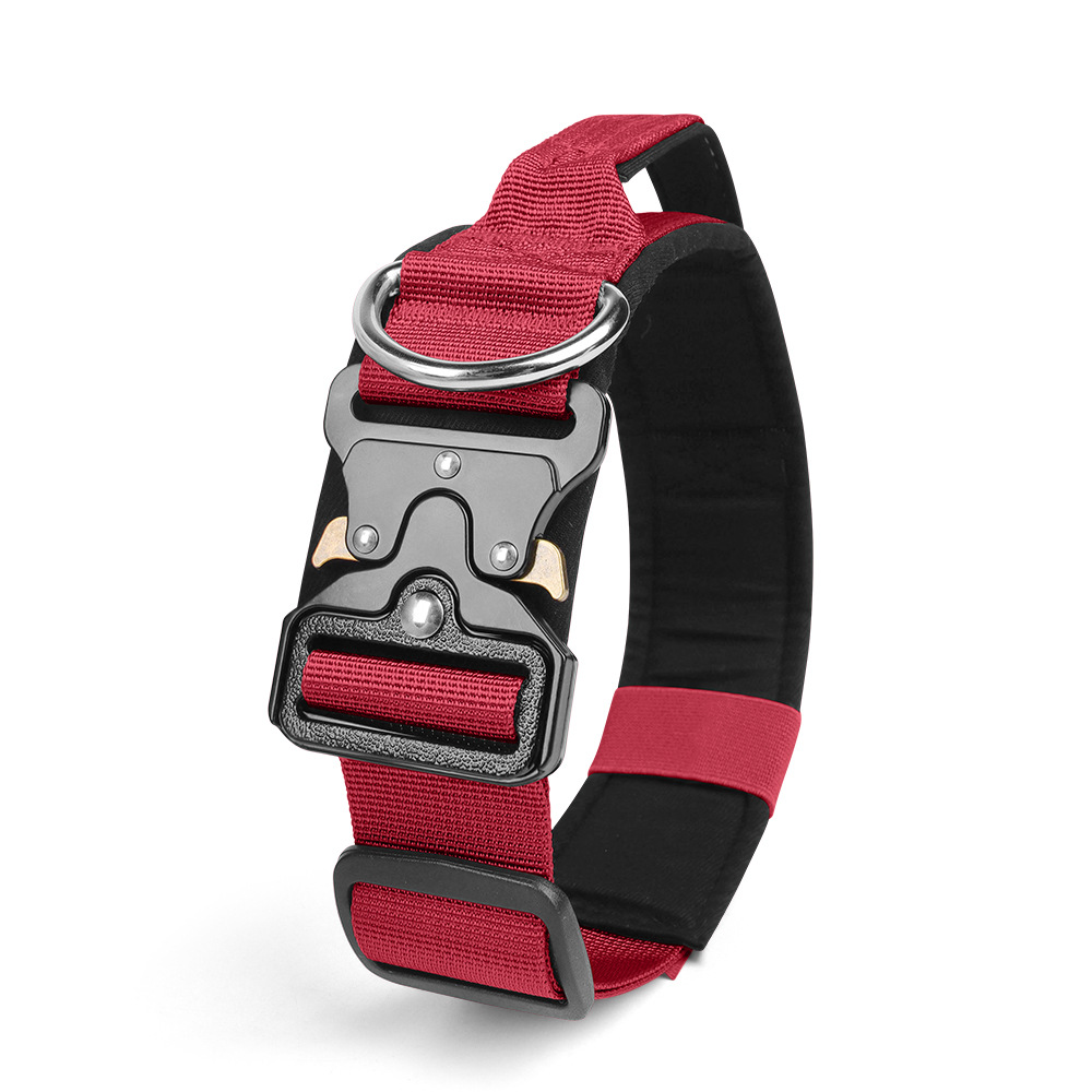 New dog collar: bite-resistant, waterproof, tactical dog collar, adjustable pet tactical collar, dog leash - PawPro UK