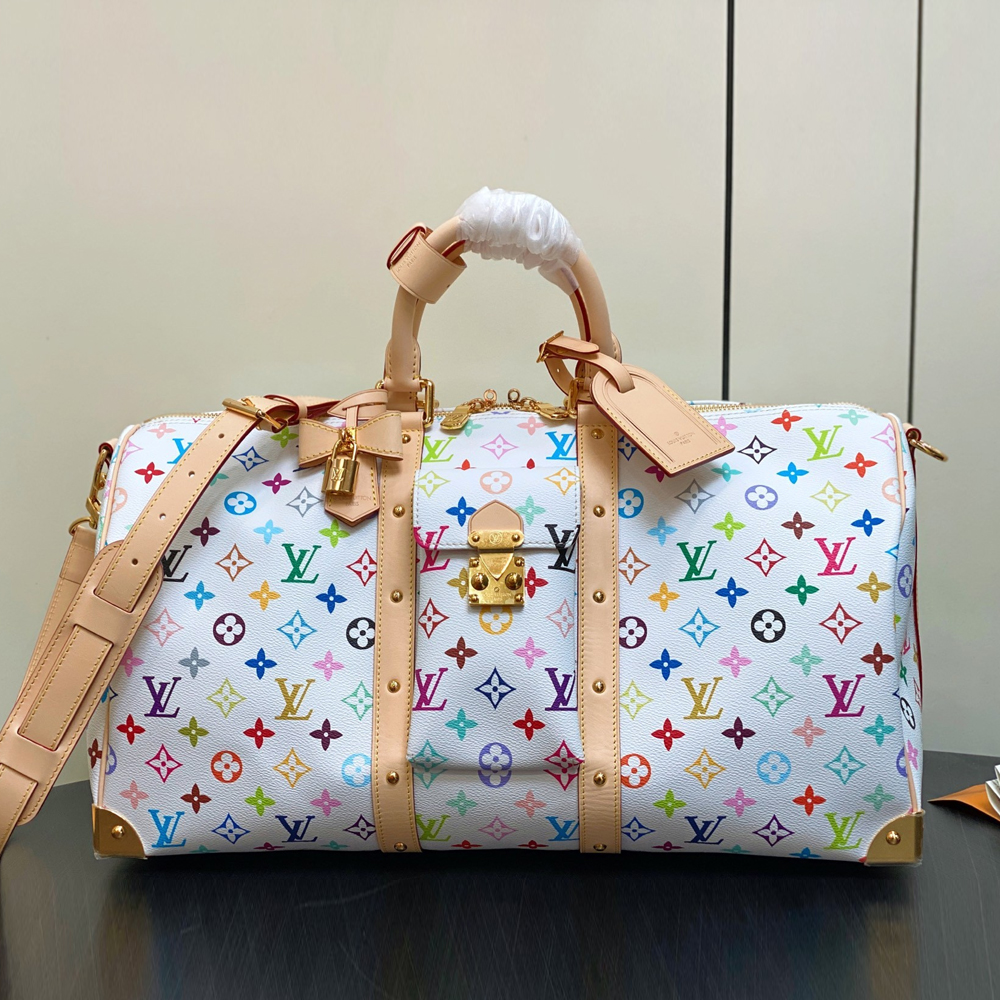 Louis Vuitton LV x TM KEEPALL BANDOULIÈRE 45 Travel Bag (Replica)