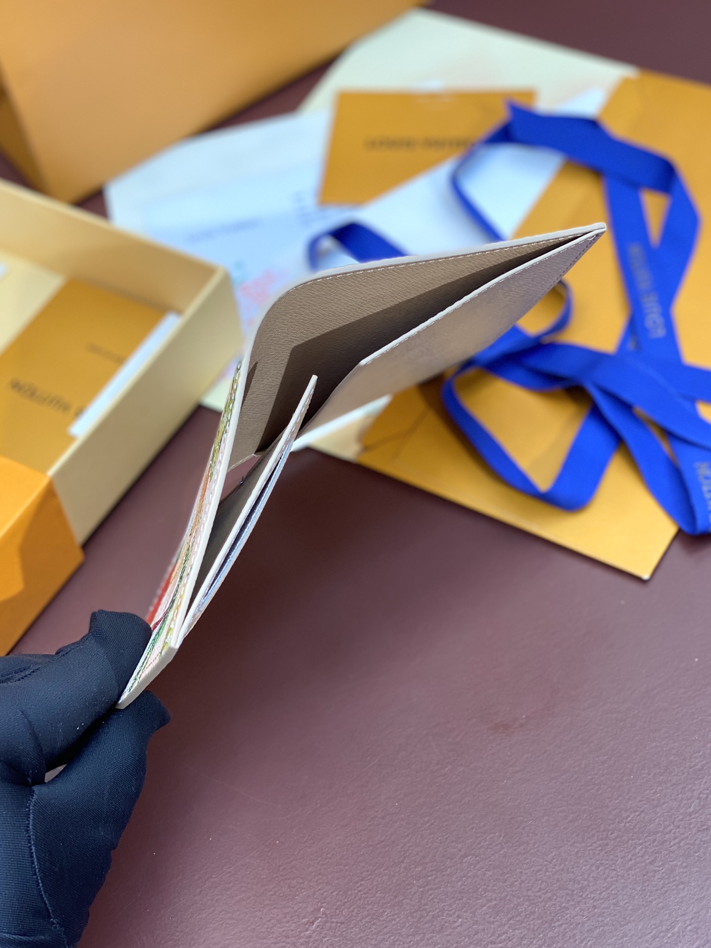 TOP Louis Vuitton LV Monogram Eclipse Card Bag Cowhide 10*14*2.5cm - Khaki