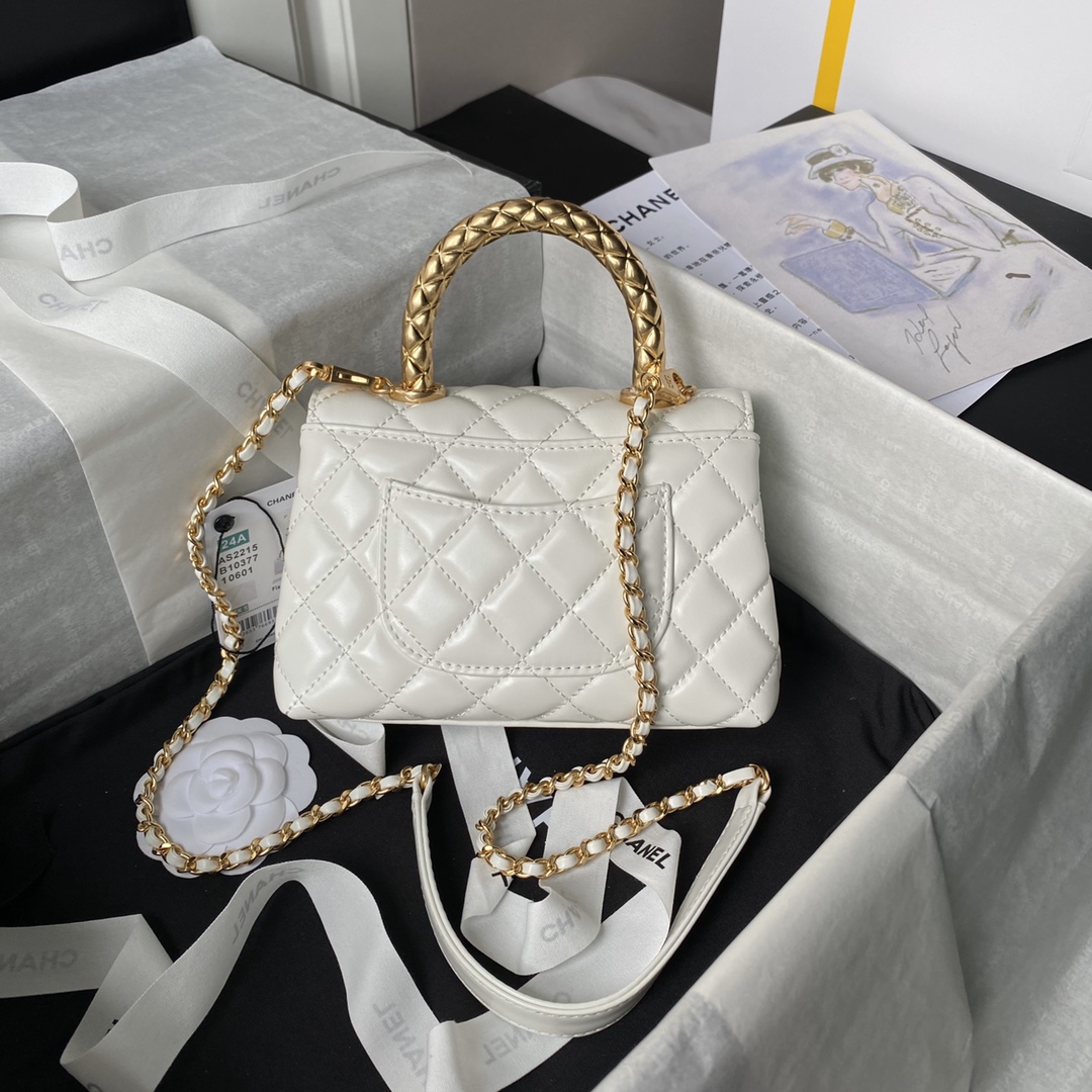 TOP CHANEL Coco Top Handle Bag 19cm/23cm - 3 Color