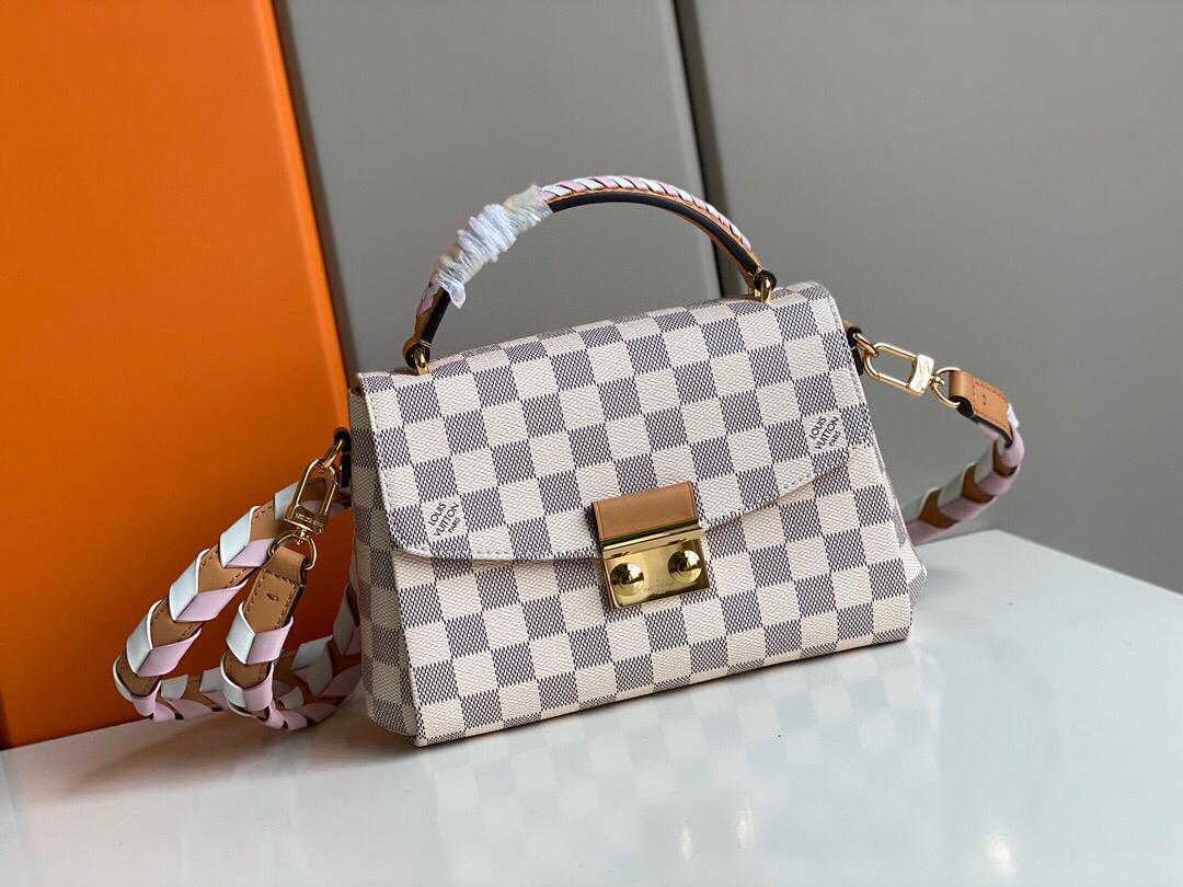 TOP Louis Vuitton LV LV Damier Azur Braided Croisette