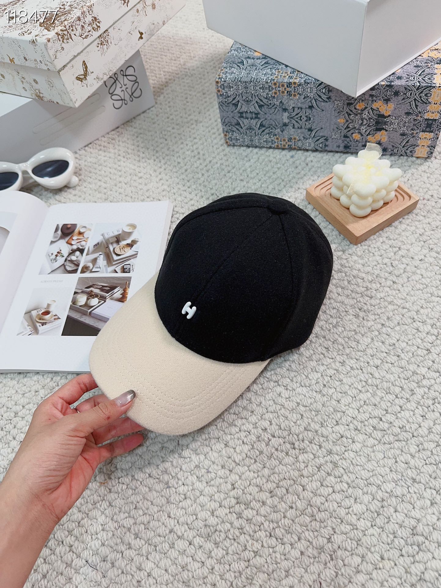 TOP HERMES Couple Model Adjustable Baseball Cap - 4 Colour