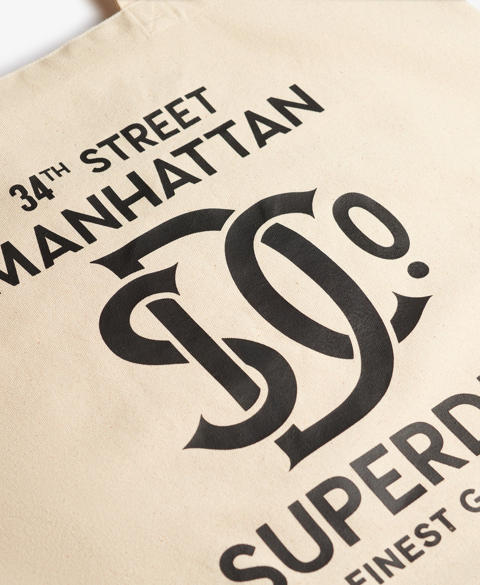 Superdry Tote | Natural Brown/Black