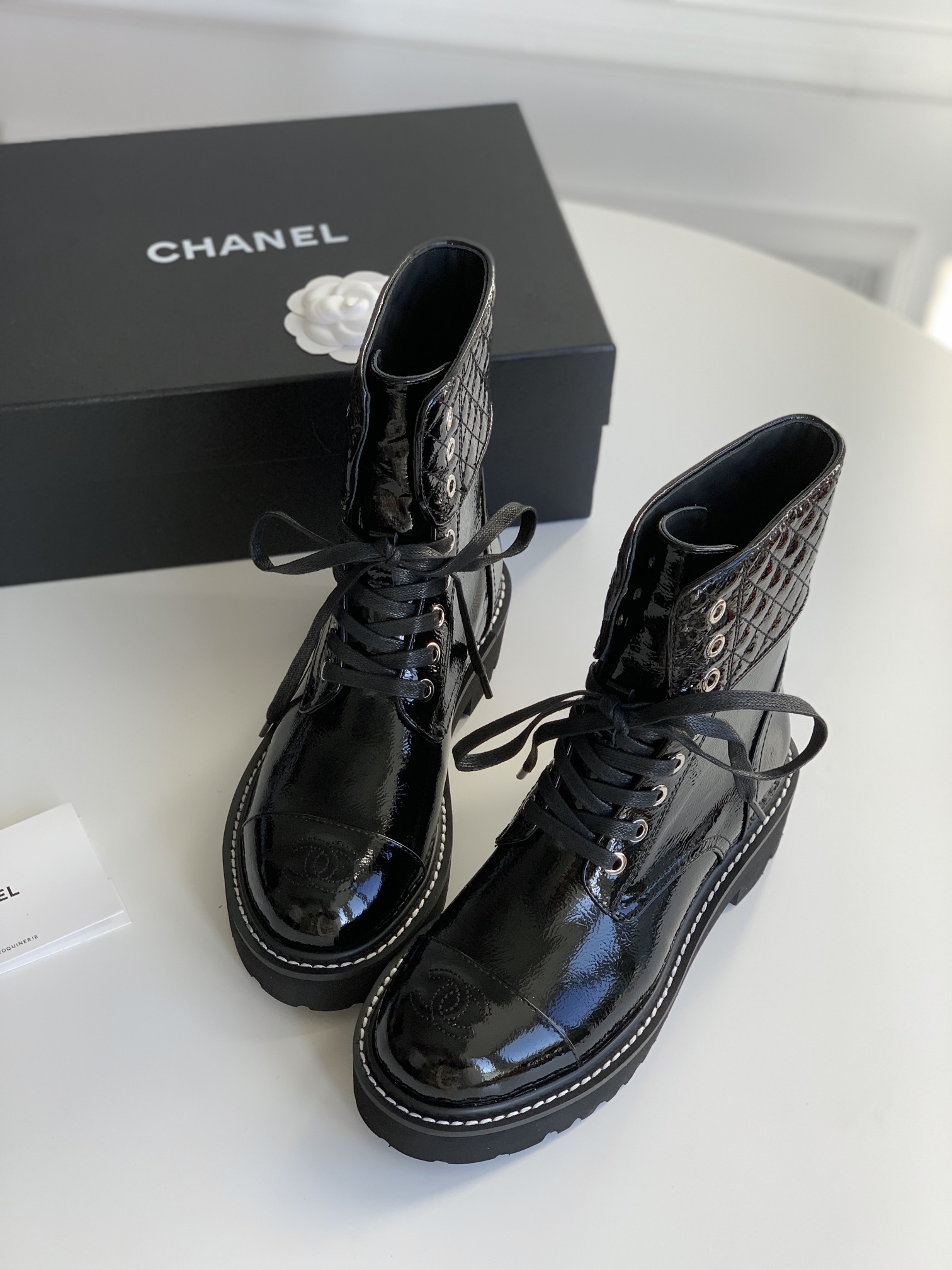 TOP CHANEL Classic Sheepskin Short Boots - 3 Colors