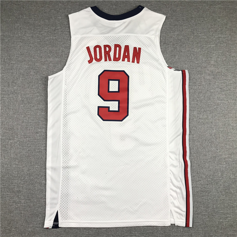 Michael Jordan Team USA Autographed White Jersey