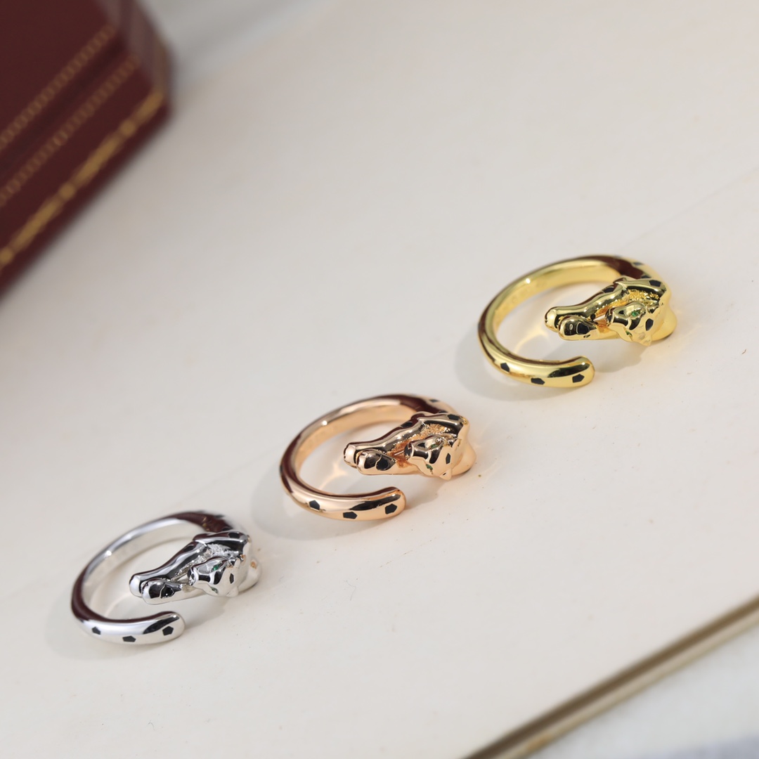 TOP Cartier leopard head Ring - 3 Colors
