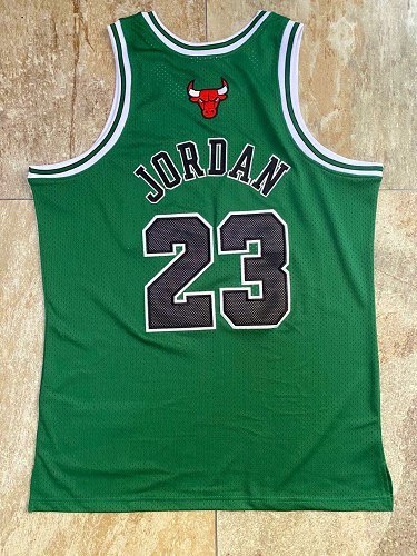 Chicago Bulls Michael Jordan 97-98 Retro Jersey - Green