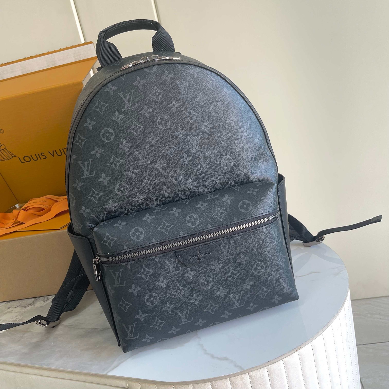 TOP Louis Vuitton LV Discovery Backpack Monogram Eclipse 42x17x31cm - Black