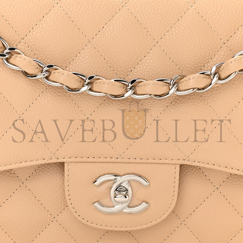 CHANEL MASTER CAVIAR QUILTED JUMBO DOUBLE FLAP (30*19*9cm)