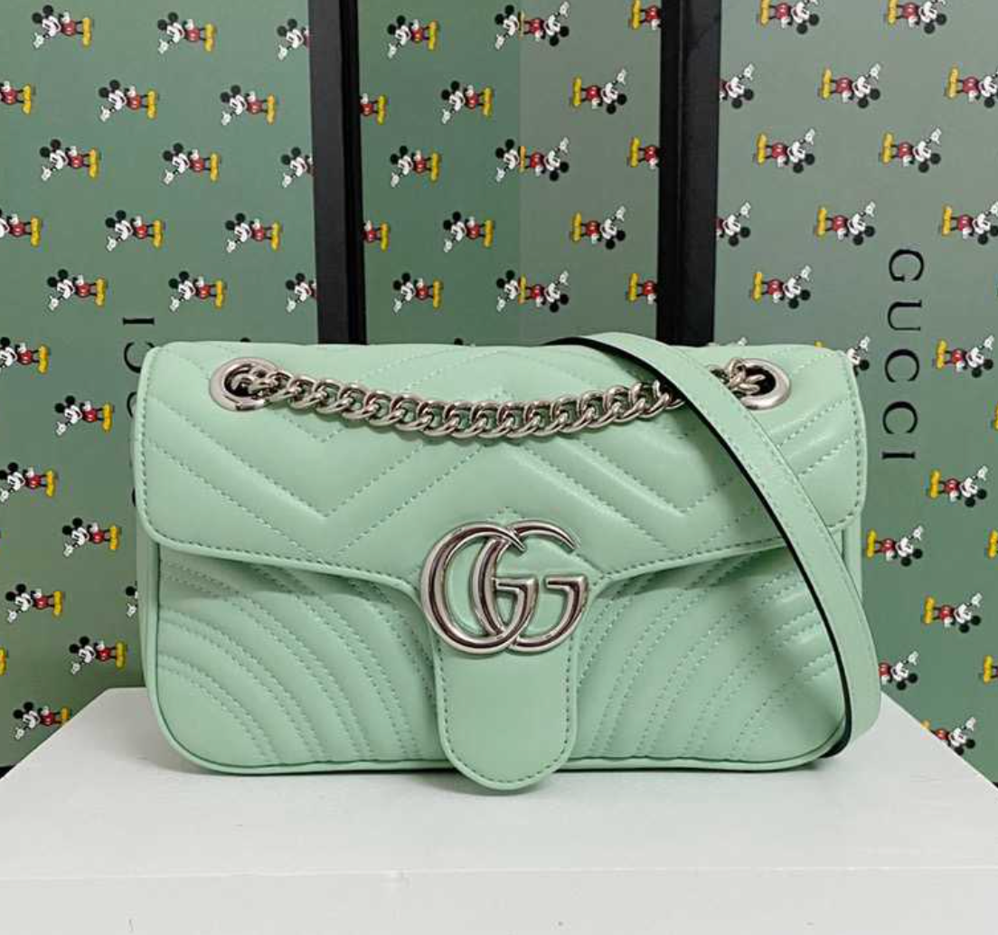 Gucci GG Marmont -Silver buckle(Replica)