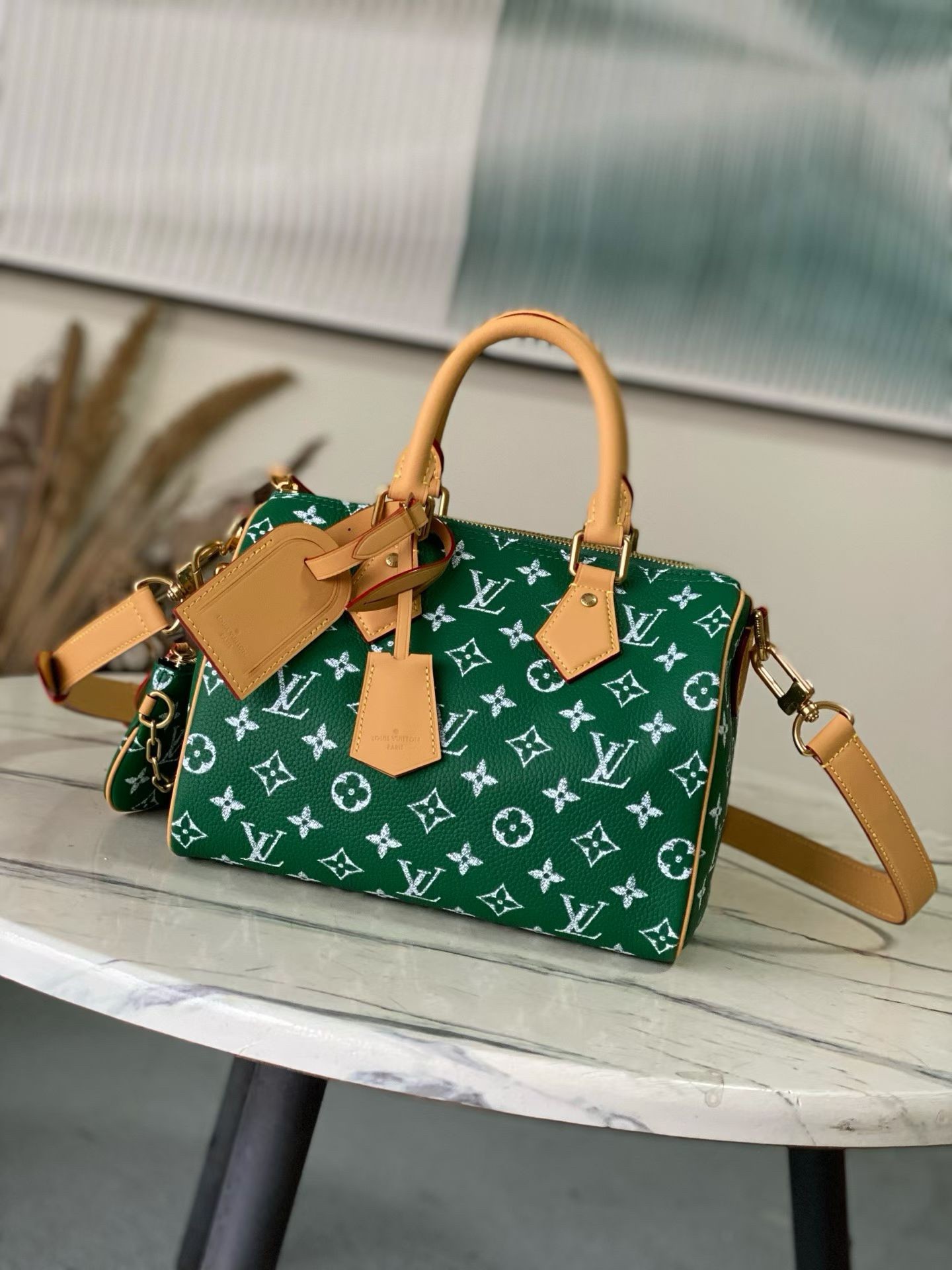 TOP Louis Vuitton LV Speedy 25 Bandoulière Bag 25x15x15cm - 2 Colors